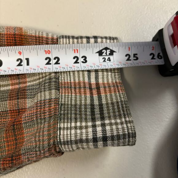 Harley Davidson Mens Long Sleeve Shirt Large Button Up Plaid Pocket Motorcycle - Picture 7 of 9